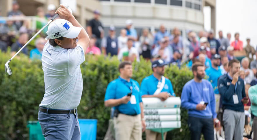 Photo of golfer Billy Andrade by Jay Pickthorn, Sanford Health