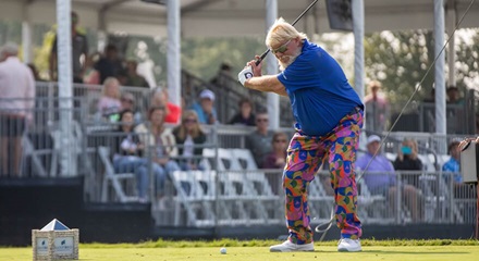 Photo of golfer John Daly by Jay Pickthorn, Sanford Health
