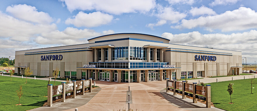 Exterior of the Sanford Pentagon