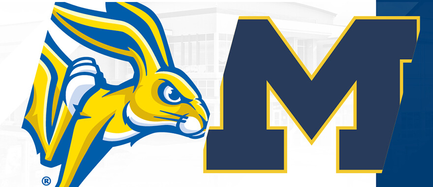 South Dakota State will face Michigan in the dual duel at the Sanford Pentagon