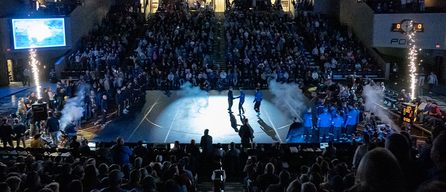 NCAA Division I wrestling math at the Sanford Pentagon
