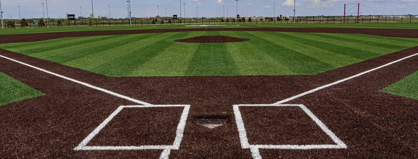 sanford diamonds view from behind the plate looking at the field at eye level