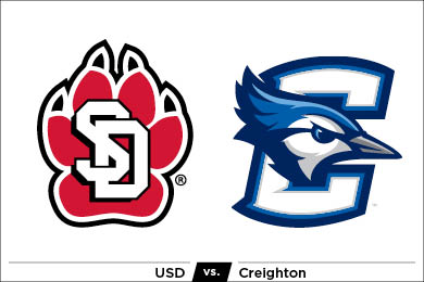 USD vs Creighton WBB logo