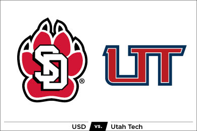 USD vs Utah Tech MBB logo