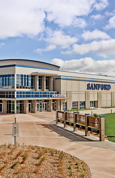 exterior of sanford pentagon