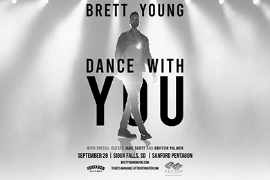 Brett Young dance with you tour at the Sanford Pentagon
