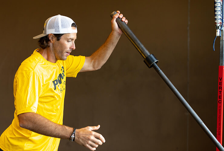 Three-time hockey champion, Matt Cullen, doing strength training with Sanford Sports Performance