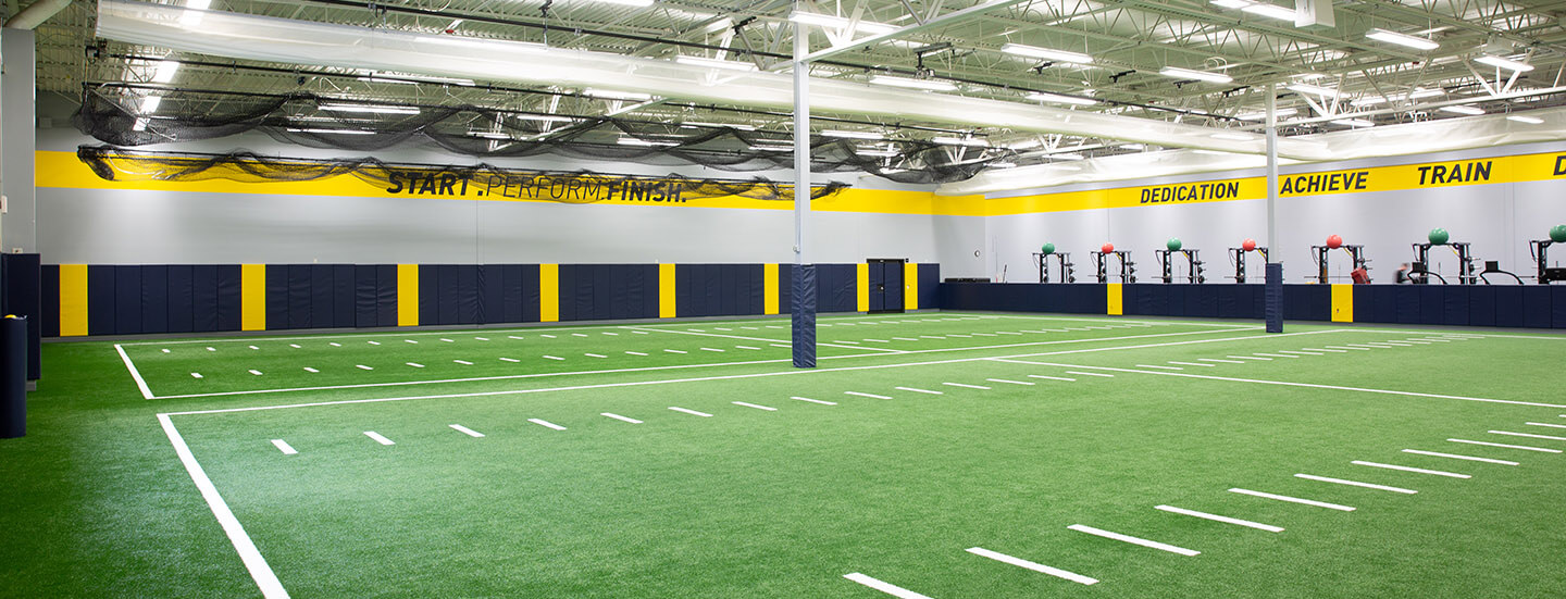 Look at the synthetic field turf in our Bismarck Location